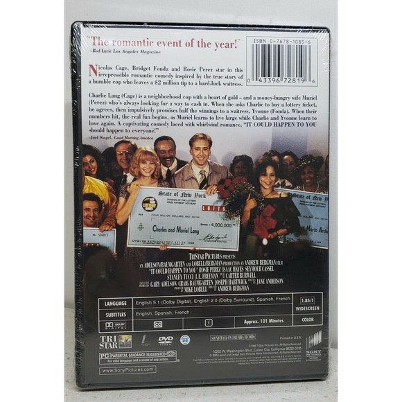 It Could Happen To You 2005 [DVD] Nicolas Cage & Bridget Fonda NEW SEALED - Picture 2 of 3
